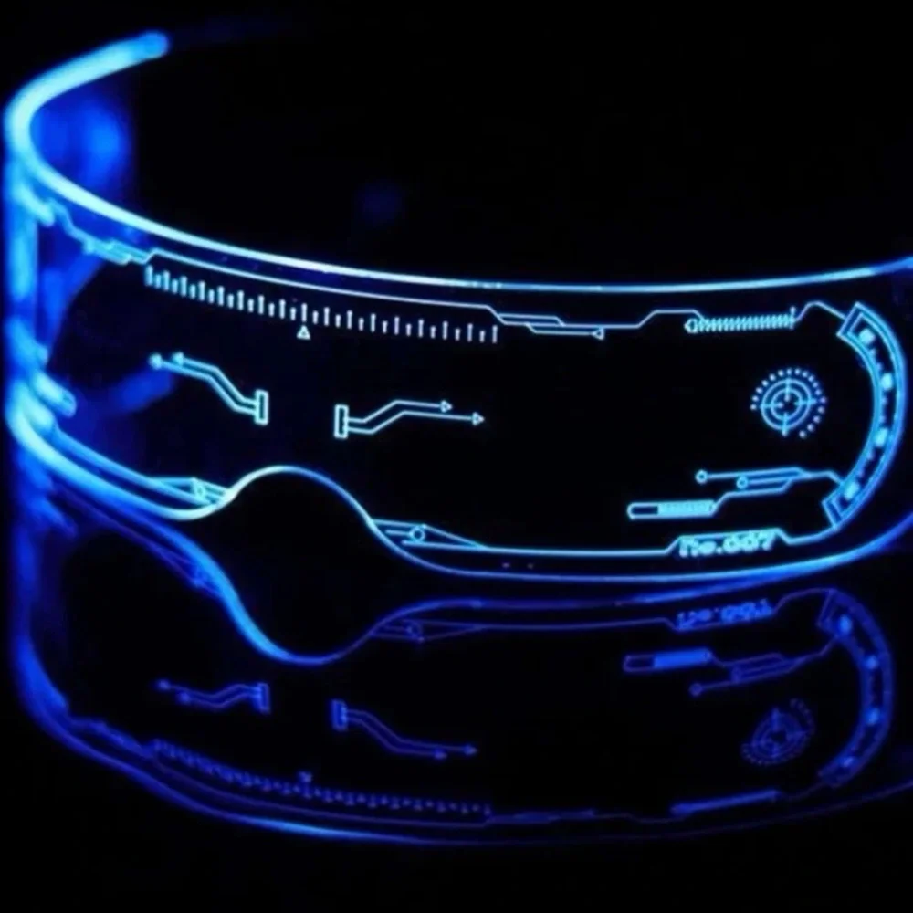 LED FLASHING GLASSES! CLUBS, COSTUME, UNIQUE
